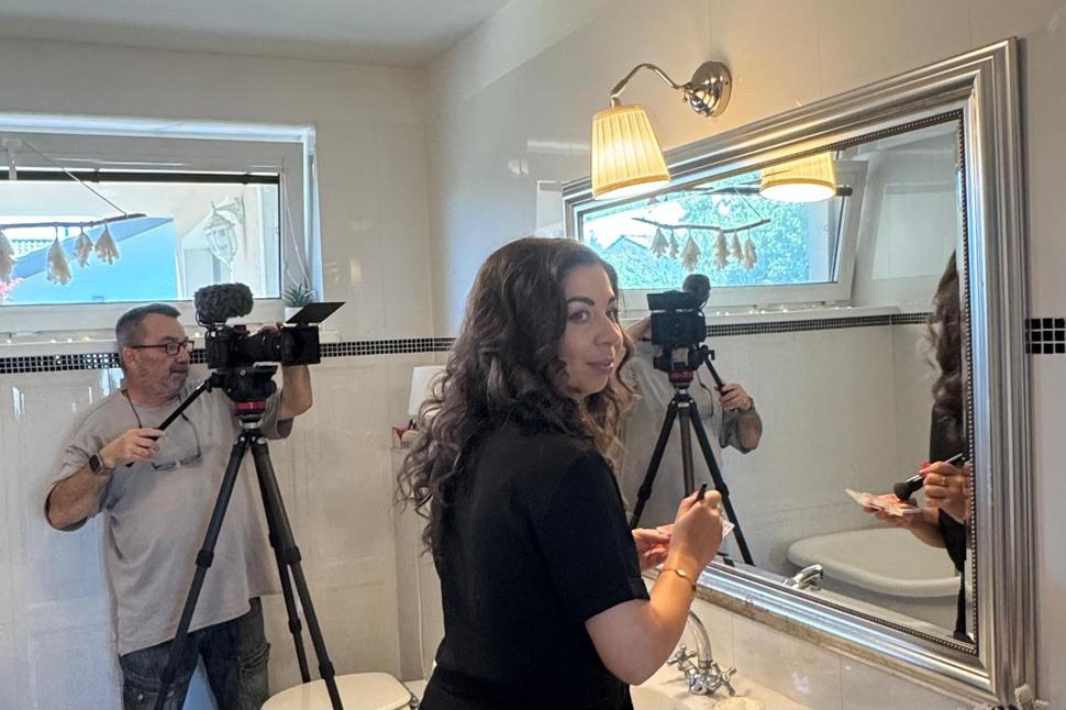 z natáčania dokumentárneho filmu Jazyky lásky (zdroj: Magda Kmeťková)